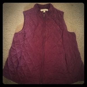 Maroon womens vest